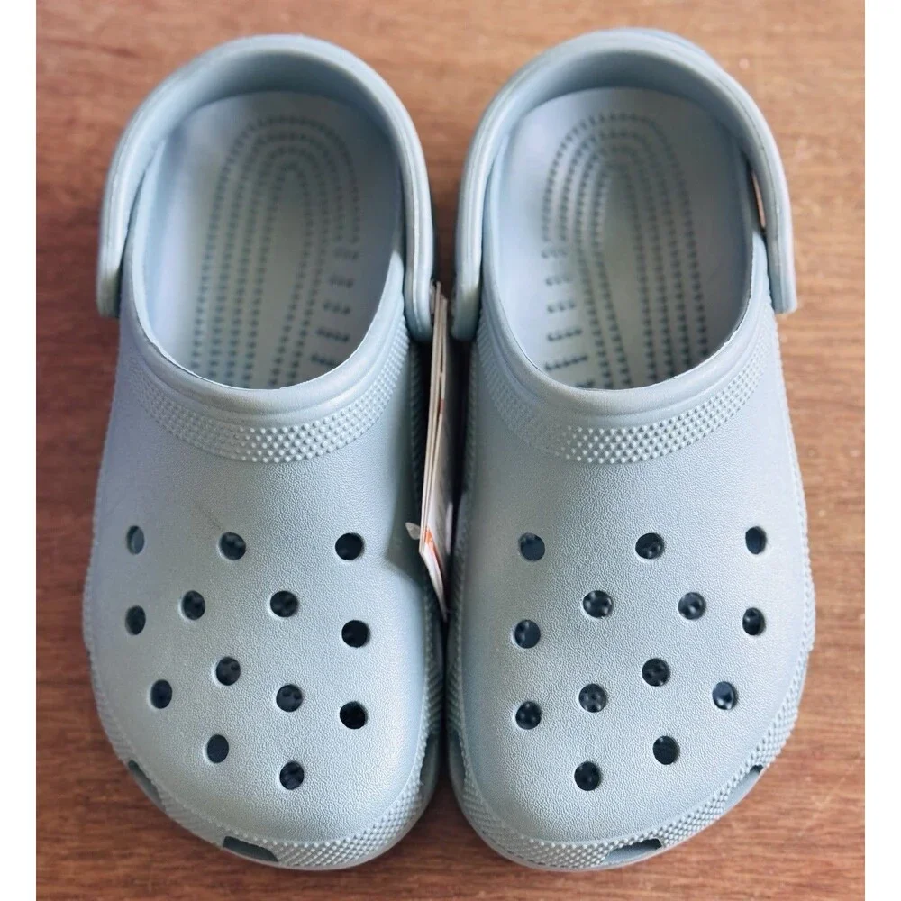 Crocs Classic Clog Unisex Men’s 6 Women’s 8 Slate Grey 10001-3YO NWOB